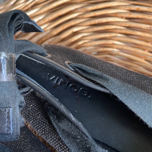 NEW Vince beautiful black ankle wrap flats - Picture 3 of 4